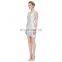 2016 Newly fashion white brown green dress skirt with sleeveless cloth for party dress