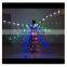 BestDance LED Costumes 360 Isis Wings Belly Dance Rechargeable Led Wings Fancy Light Up Show