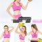 In stock items cheap sexy womens comfortable gym bra with zipper