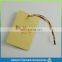 brand foil stamping swing paper hang tags for garment