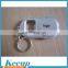 Imprinted gifts custom mutifunction silver led bottle opener keyring