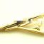Low MOQ Gold plated Airplane 2D 3D Metal Tie Bar Tie Clip