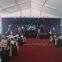 Homei star curtain with white led cloth stage background