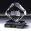 High clear luxury blank glass crystal awards plaque