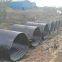 Arch corrugated galvanized culvert, corrugated steel plate section waterdrainage pipe for irrigation supply and drainage pipes