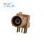 Fakra I Male Thru Hole 4 PCB Solder Right Angle Connector SHM.900.0002-1.I