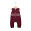 RTS  Unisex sleeveless rompers baby cotton and linen jumpsuits for summer