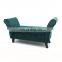 Customized Home Furniture Large Wooden Seat Large Fabric Sofa Chair Bench With Open Lid