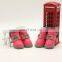 PU Leather Nonslip Pet Booties Winter Snow Dog Shoes Wholesale for Teacup Chihuahua Yorkie