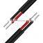 TUV IEC XLPE XLZHFR PVC pv dc dual or single 2.5MM2 solar cable