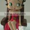 Polyresin Betty Boop Figurines Crafts Statues Motorcycle