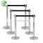 Party stainless steel stanchions Braided Stanchion Ropes