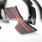 Universal carbon fiber Car Wheel Eyebrow Arch Trim Lips  Mud Flaps Splash Guard Mudguard Car Exterior Parts for tesla model y