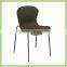 New Design Black Plastic Chair of Steel Frame Home Furniture