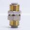 Professional Manufacturer PM Series Air Fitting White Plastic 4/6/10/12mm Multi-size Copper Thread Pneumatic Metal Joints