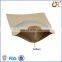 kraft laminated plastic bag for nut snack packaging with side gusset