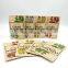 Custom printed biodegradable kraft paper PLA packaging bags doypack with ziplock