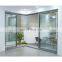 Waterproof glass sliding bathroom slim aluminum corner door prices