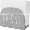 Rustic Napkin Holder Farmhouse Solid Real Wood Freestanding Napkin Dispenser for Kitchen Countertops 15x11x7.6cm