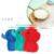 Elephant New Design Food Dinner Kids Travel Flat Feeding Organic Eco Suction Silicone Plates Baby