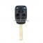 Uncut 6 Button Remote Smart Car Key Shell Fob Cover Blank Housing For Honda 2005 - 2013 Odyssey Replacement Auto Key