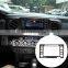 16-18 For Toyota Tacoma navigation screen panel stickers real carbon fiber (soft) 1 piece set