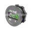 Retrofit measuring instrument for 12-24V car battery DC smooth digital voltage display meter