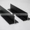 ZHONGLIAN Aluminium T Shape Profiles Black For Pergola Aluminium Decoration