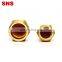 SNS PST Series brass fitting PT/NPT male thread air exhaust silence muffler pneumatic silencer