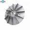 Customized A356 T6 Heat Treatment Gravity Casting Half Open Aluminum Impeller