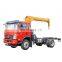 6.3 ton truck crane mounted with foldable arms for sale