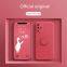 Macron Color Phone Case A72 Liquid Silicone Ring Support Anti Falling A52 A32 Case Cover For Samsung galaxy note 20 s21 ultra