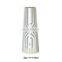 Geometric White Black Gold Vase En Verre Tall Art Ceramic Decorative Vase For Living Room