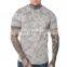 100% Polyester Slim Fit Gym Custom Puff Printing T-shirts For Men