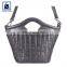 Best Quality Luxury Design Two Straps Silver Antique Fittings Custom Brand Genuine Leather Handbag at Bulk Price