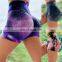Summer High Waist Tie Dye Printed Snack Biker Women's Shorts for Women