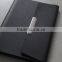 Three folder notepad, magnetic buckle for office,