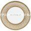 Decorative Round Bamboo Wall Mirror Wall Art High Quality Round Modern Cheap WHolesale Home Decor