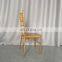 Wholesale throne chairs luxury gold and white wedding chairs king queen
