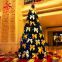 Factory Customized large LED lighted Christmas Decoration PVC Artificial Christmas Tree Giant Outdoor Commercial Lighted