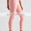 Good Quality Customized With Side Pockets Crotchless Yoga Leggings Women Workout Gym Yoga Wear No Trace Nude Feeling Pants