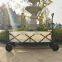 Utility Garden Wheel Barrow Heavy Duty Folding Wagon Extended Outdoor Camping Cart