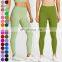 Breathable Wholesale Sports Tights Workout Wear High Waist Pants Gym Fitness No T-Line Butt Lift Pants Yoga Leggings For Women