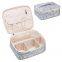 Travel Cosmetic Bag ,Large Makeup Bag, Makeup storage Case for Lady (Leaf)
