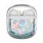 Factory OEM transparent Earphones Waterprinting Color TWS Wireless Bluetooth 5.3 Earphone in Ear Mini Earbuds