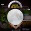 Dimmable Touch Control Brightness Wooden Stand Electric 3D Print Full 16 Colors Lamp Moon Lamp