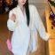 Winter new V-neck lace-up European mink fur eco-friendly fur coat, fashionable and young mink fur coat