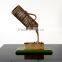 Home Decoration Bronze Pour coffee Statue Modern Sculpture Patented