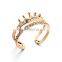 Fried dough twist shape imitation 14k gold jewellery