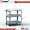 Portable functionalities and handheld trolley/shelf